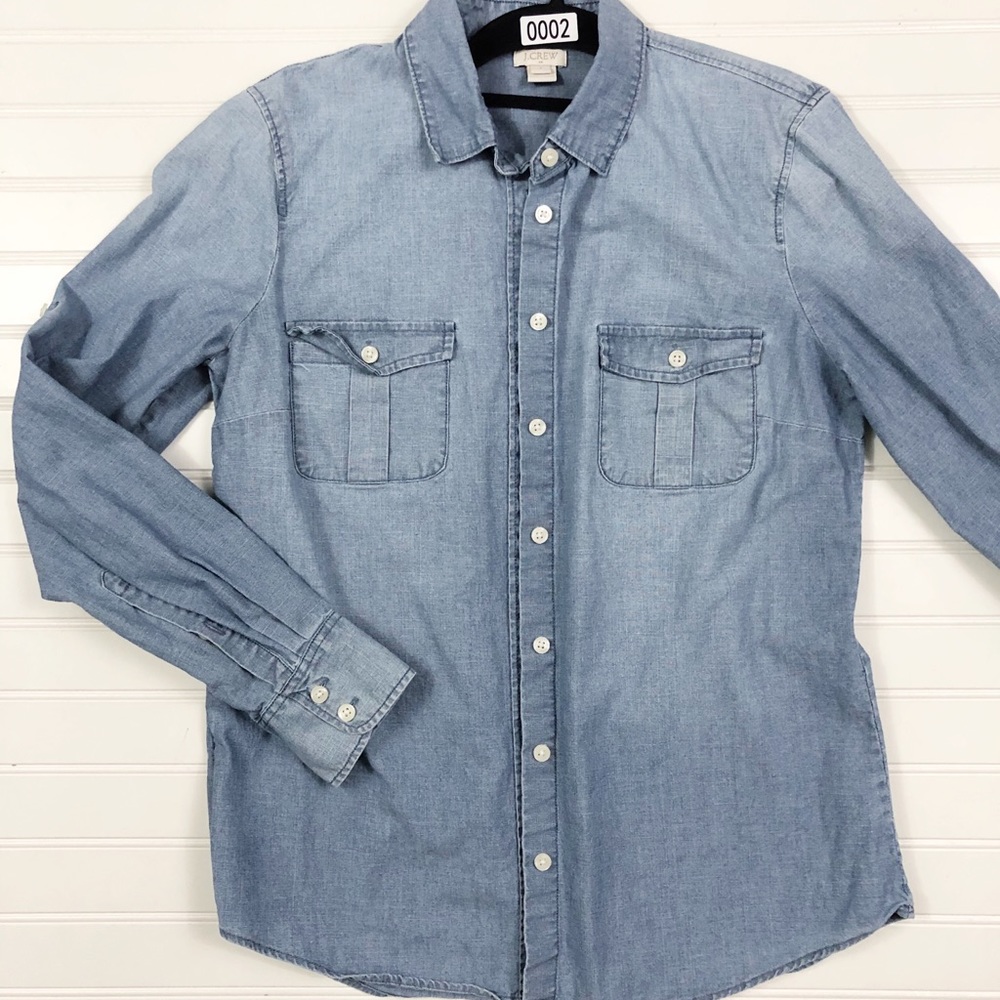 J. Crew chambray button up